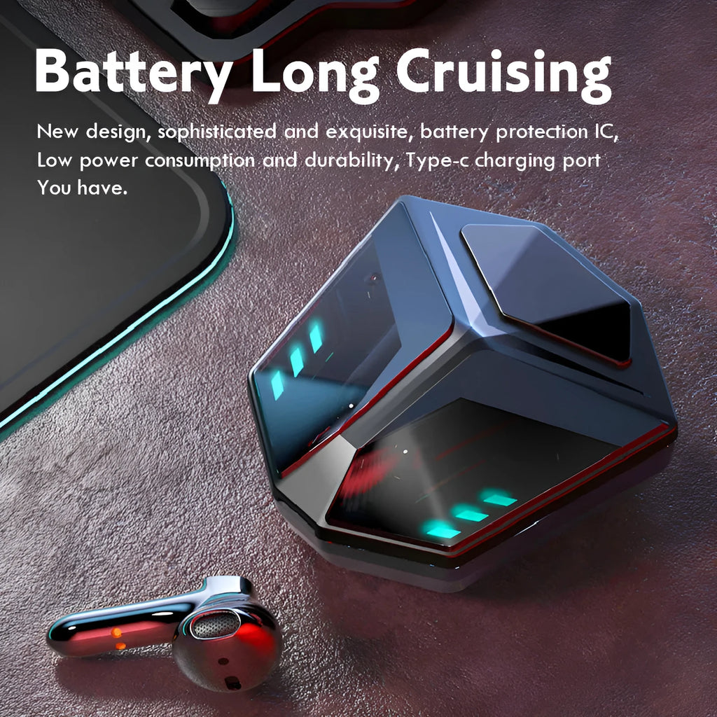 Wireless Bluetooth gaming headset with compact design and multiple colour options