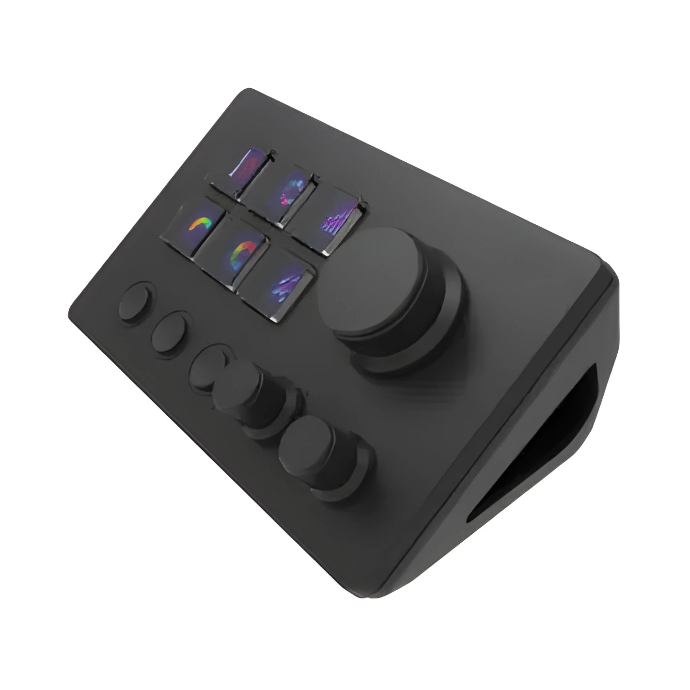 Silicone visual keyboard N3 keypad in black or white with USB cable and mounting bracket