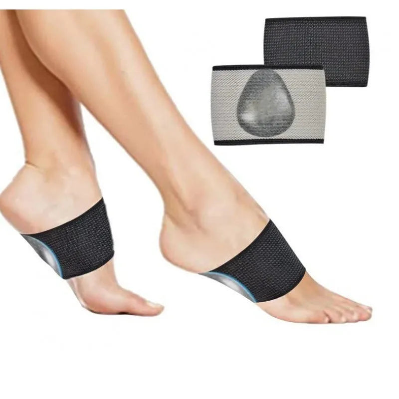 Men's and women's elastic foot bandage cover for flat foot and arch support in PU material