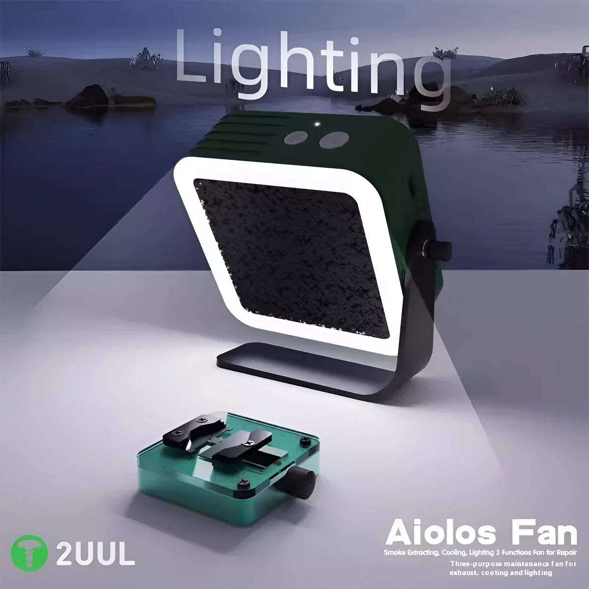2UUL USB mobile phone motherboard repair cooling fan with thermoplastic blades and 5V power