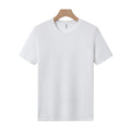 Loose-fit cotton T-shirt for men and women in multiple colour options including peacock blue and orange red.