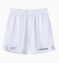Men's grey quick-dry fitness shorts with a short-length cut for training.