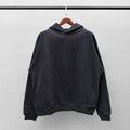 Men's plus fleece hooded sweatshirt in solid colour, loose cotton pullover with side slit pocket