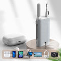 Q6 Multifunctional Cleaning Set blue with cleaning solution tools for headphone and mobile screen cleaning