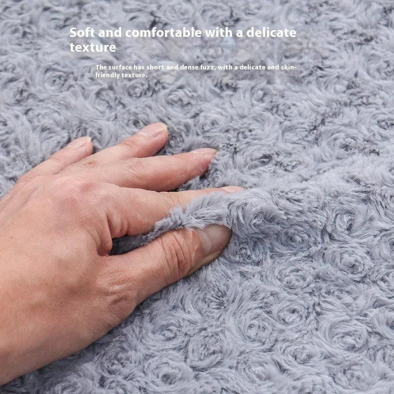 Grey cloth indoor dog kennel with padded walls and a foam cushion, shown in large size.
