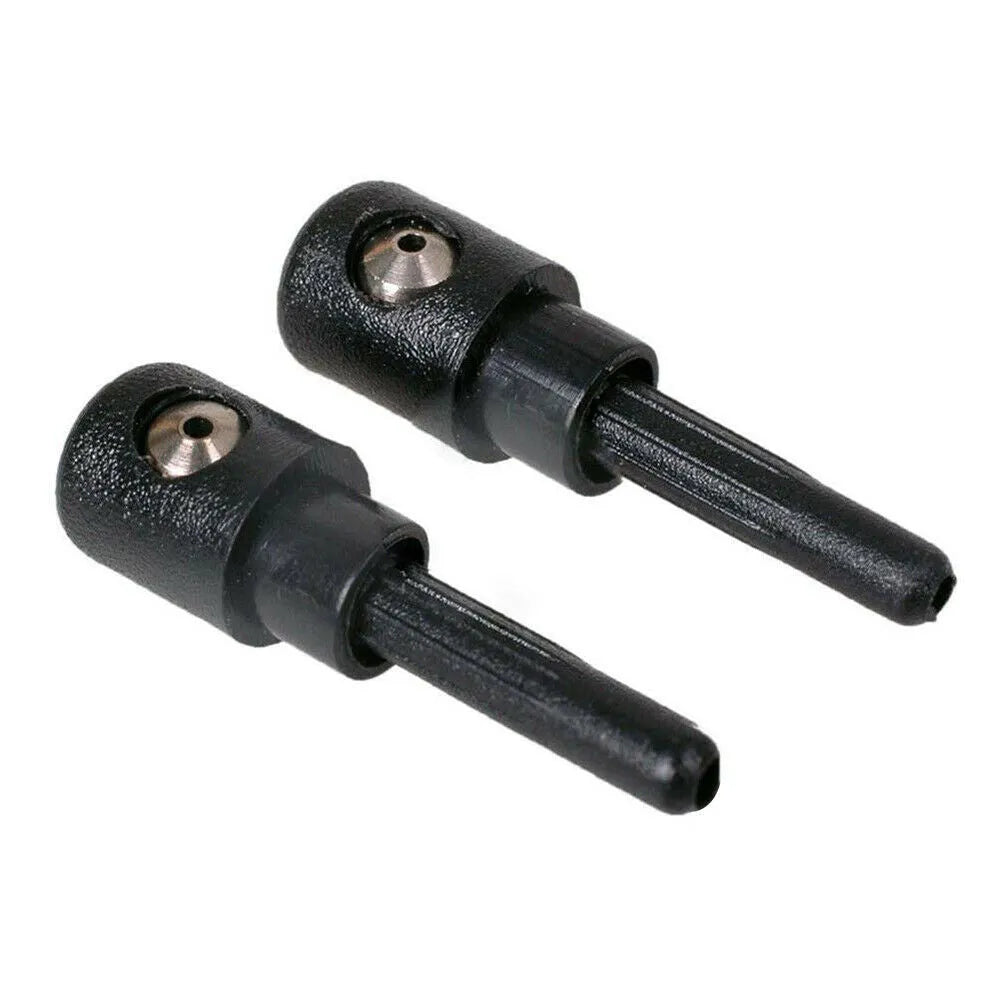 Black rear windshield washer nozzle for Volkswagen Golf, Audi, Skoda cars