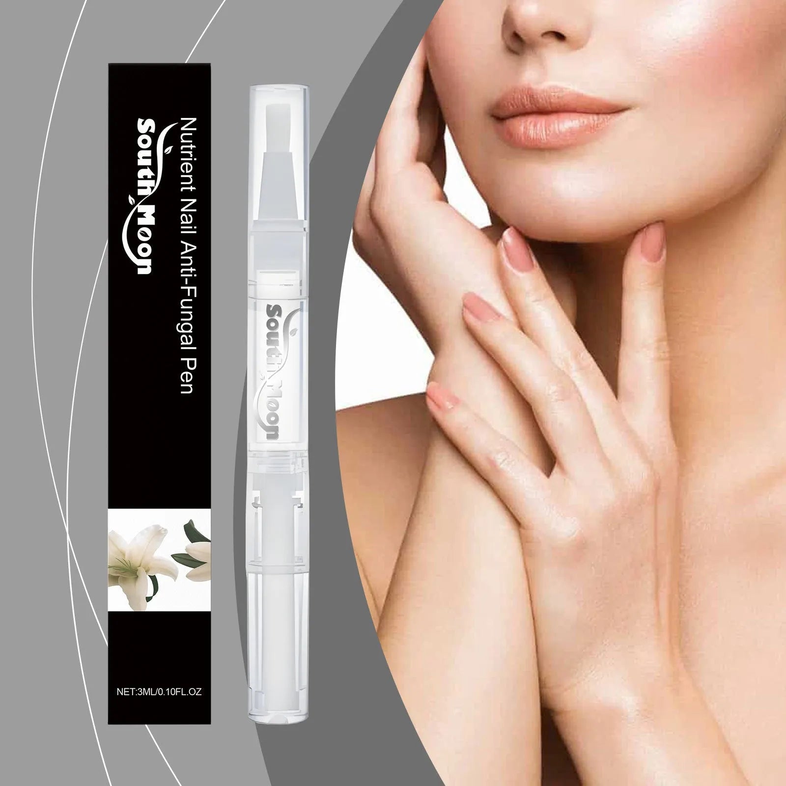 3ml capacity nail care pen with ginger and tea tree oil for hand and nail moisturising