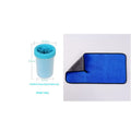 Silicone and pp pet footwash bucket for dogs in blue pink green colours with large small size options