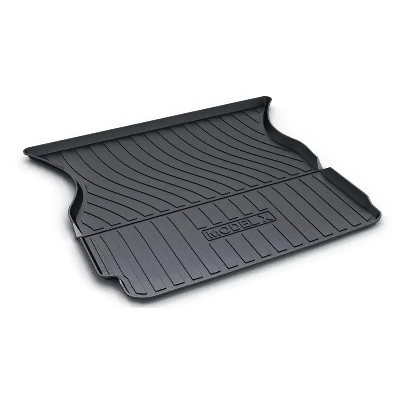 Tesla car floor mats in rubber material with TPE footrest for Model 3, Y, S, X vehicles