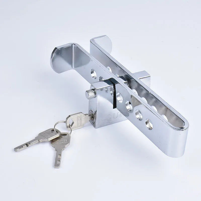 Car brake accelerator security clutch lock steel construction 8-hole 19.5cm pedal security device