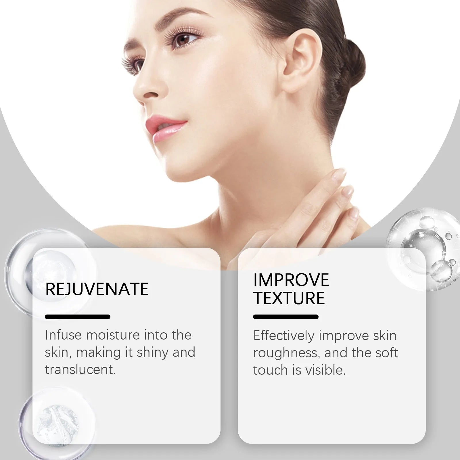 Pack of four collagen tightening facial mask sheets showing one unfolded sheet.