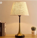 Retro American style alloy table lamp with LED lighting and dimming control
