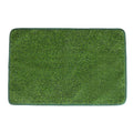 Green dog grass pee pad with realistic texture and drainage layer for pet training