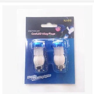 Aluminium alloy bicycle handlebar end light in black finish with white rubber lampshade