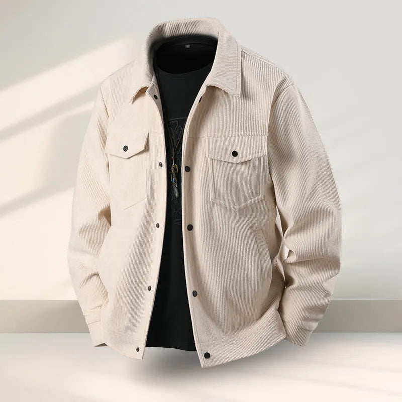 Men's slim fit casual coat with ruffle detailing in Lycra fabric available in multiple colours and sizes