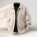 Men's slim fit casual coat with ruffle detailing in Lycra fabric available in multiple colours and sizes