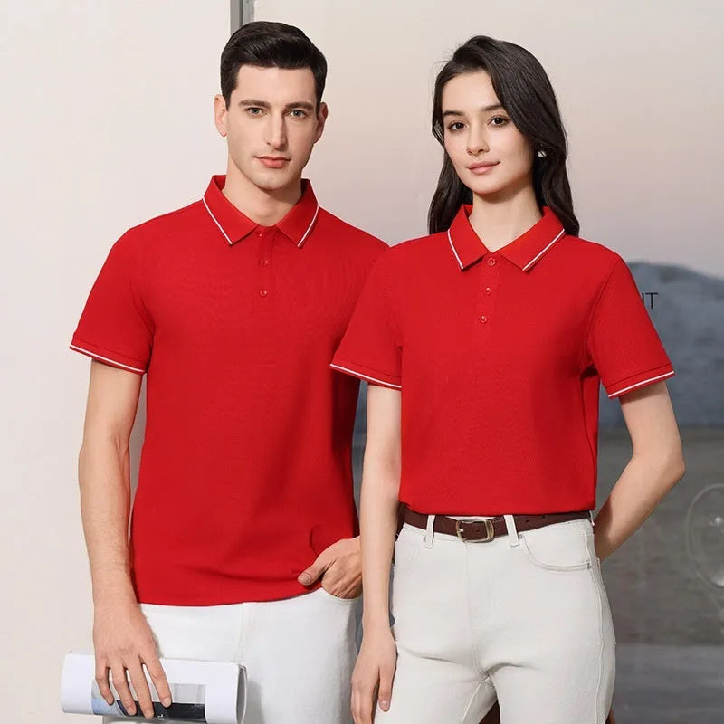 Slim fit antibacterial polo shirt with lapel collar in light purple colour showing short sleeves