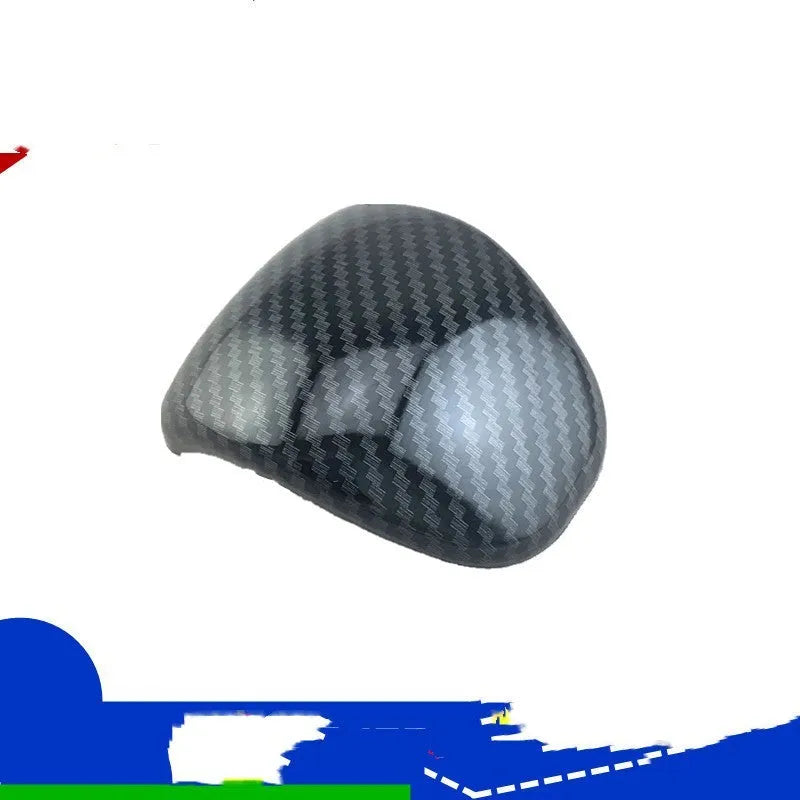Smart RunK3 carbon fibre pattern ABS plastic gear shift knob cover for cars