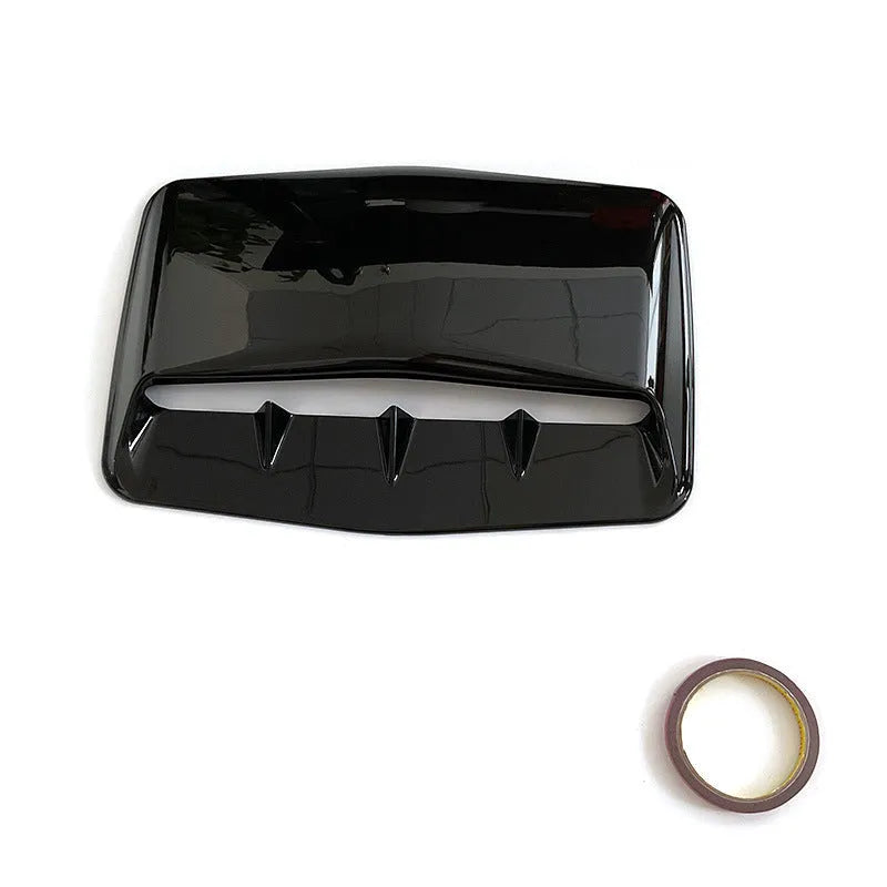 Universal car side air outlet tuyere exterior decoration set in bright black or carbon fibre finish with Pali lookout