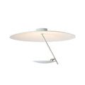 Iron ceiling lamp with LED warm light in 50cm white or white gold colour option.
