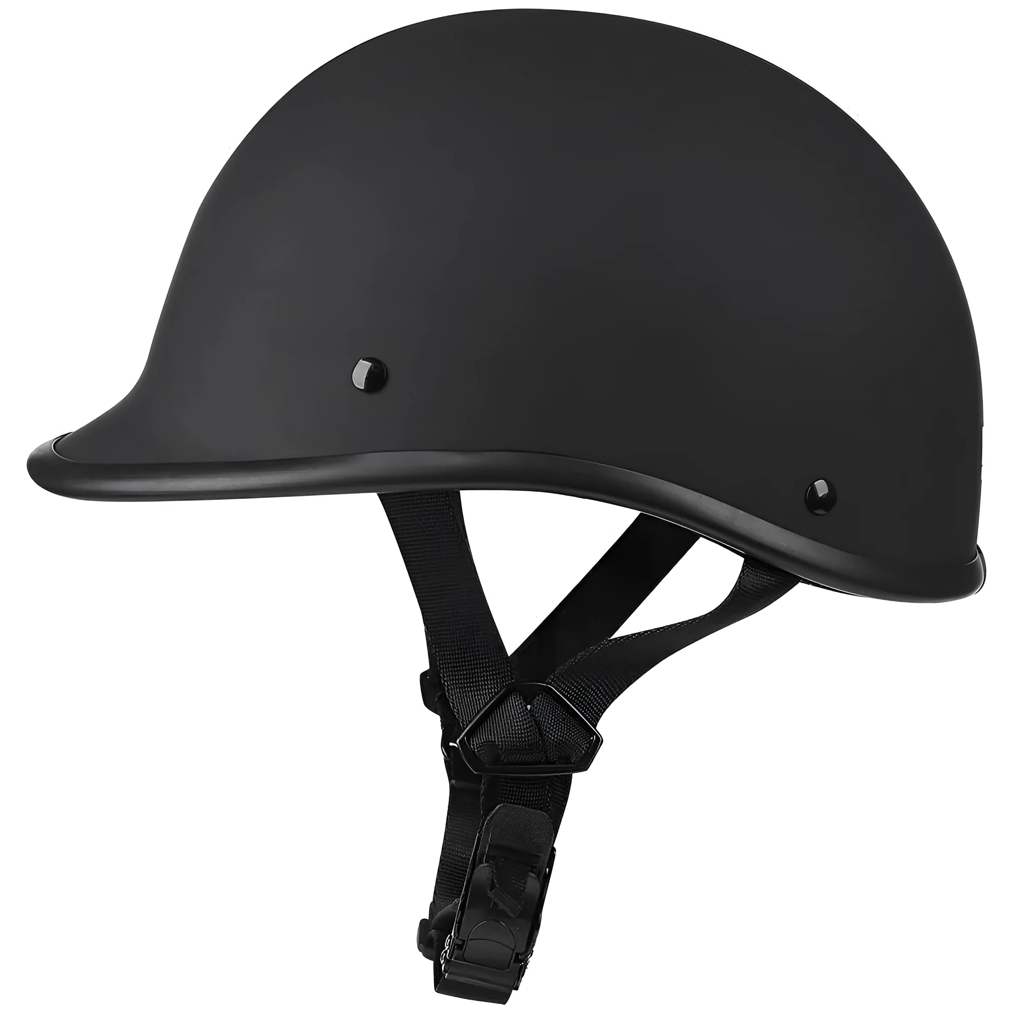 Retro style motorcycle helmet with ABS construction in multiple colour options