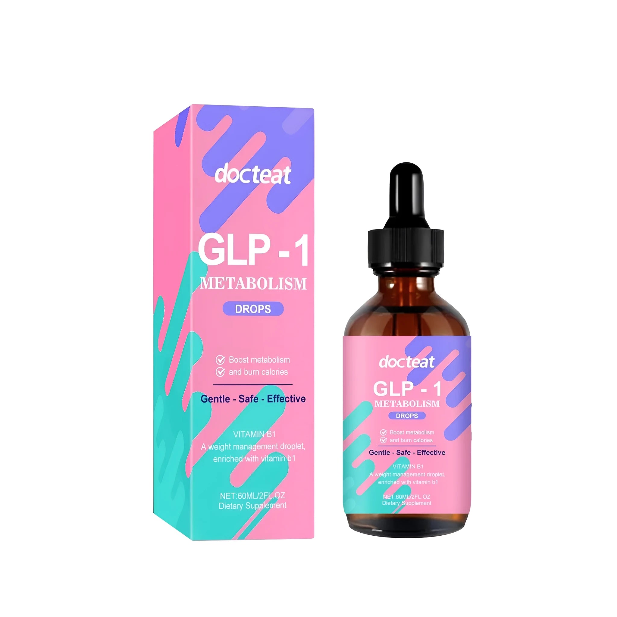 60ml bottle of plant extract drops containing loquat, grapefruit and mint leaf extracts