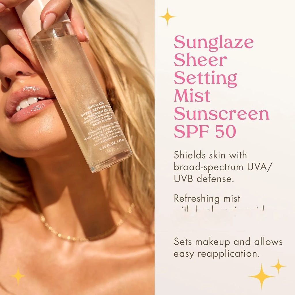 Standard 75ml makeup setting spray bottle with moisturising and nourishing formula for facial application