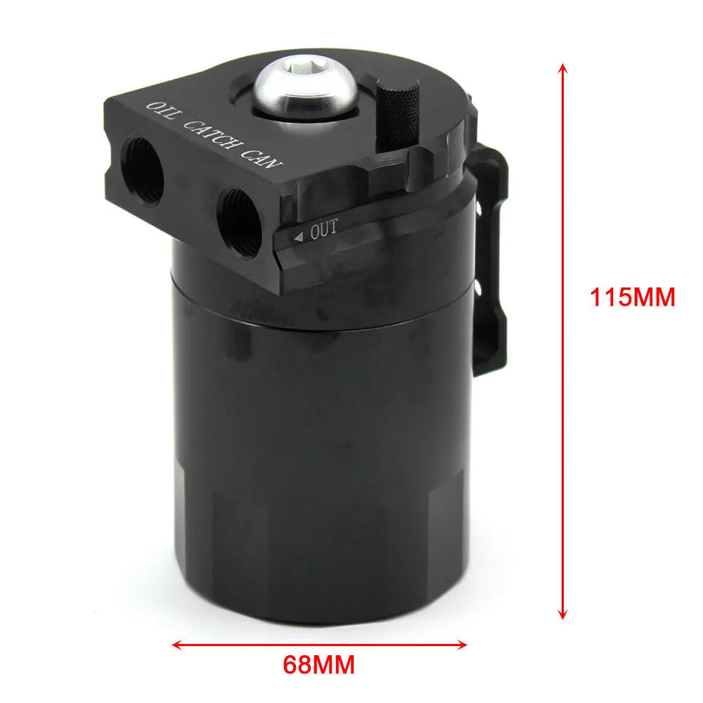 Aluminium alloy engine oil breather pot for vehicle modification in four colour options