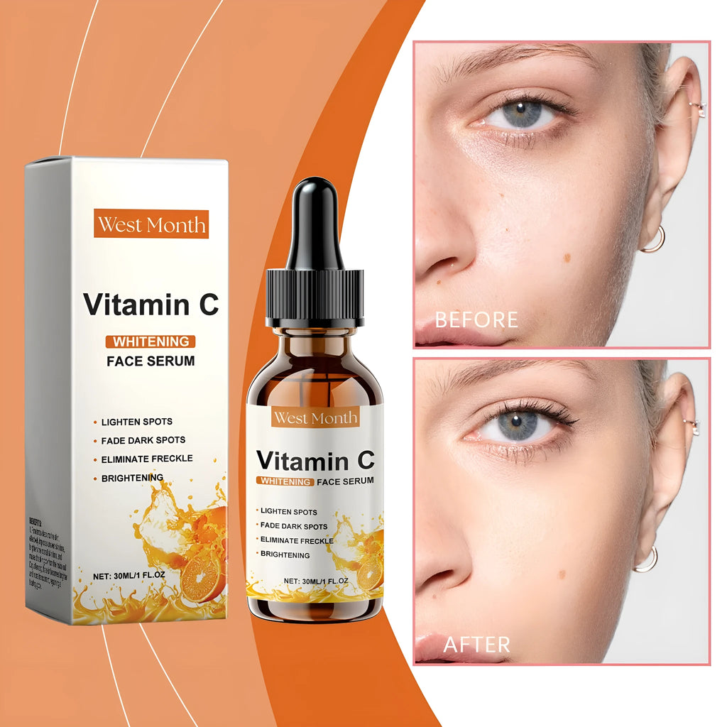 30ml moisturising skin essence with hyaluronic acid and vitamin C in a standard bottle