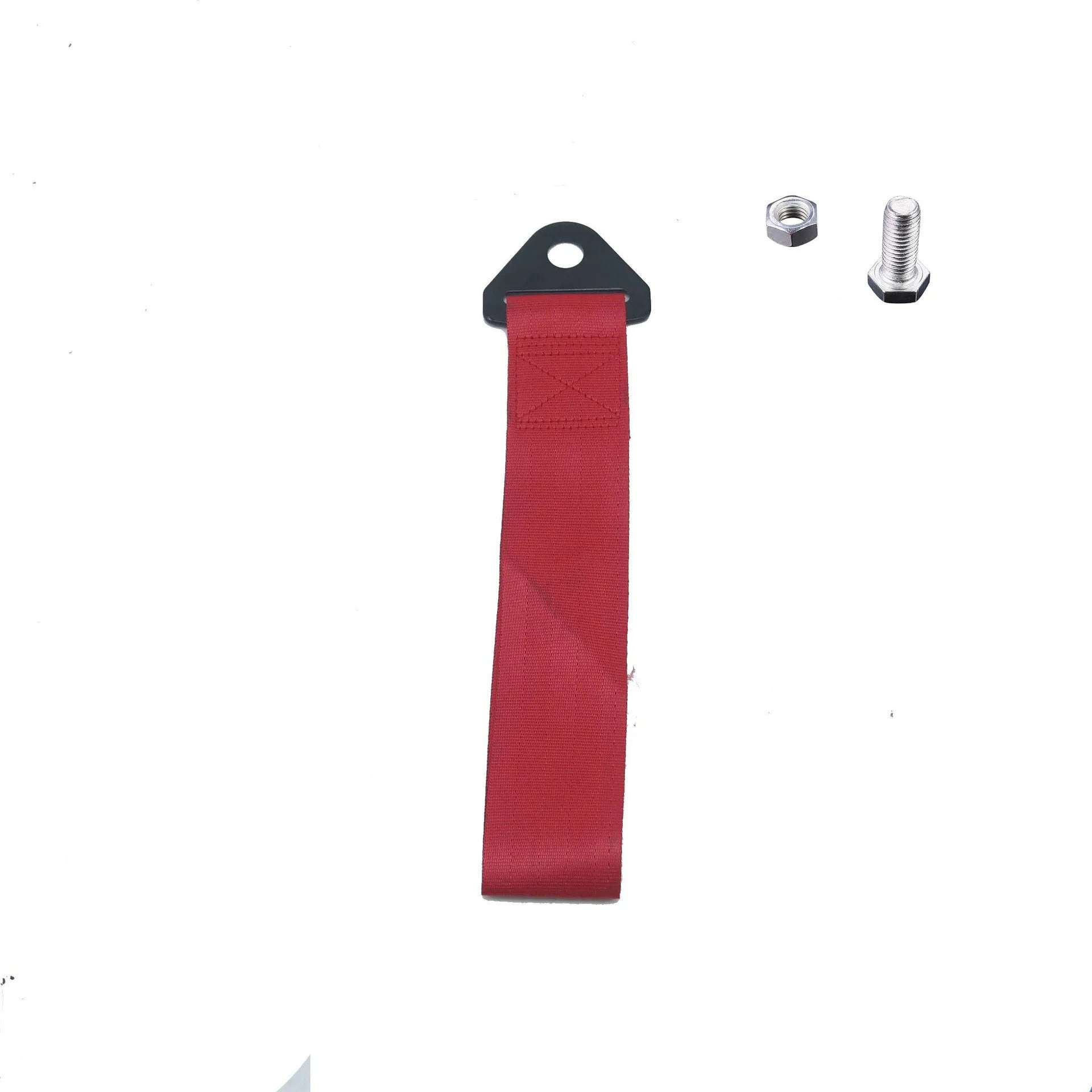 ABS nylon automotive trailer rope with front bumper ribbon in red, blue, purple, gold, or black colour options