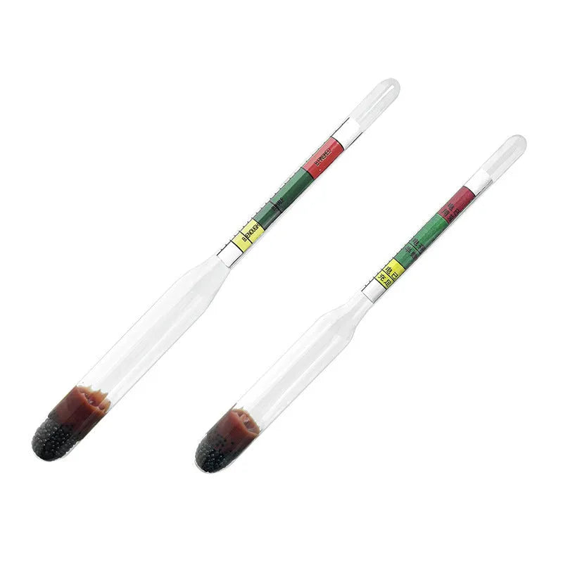 Electrohydraulic hydrometer 330mm glass battery electrolyte densitometer with red and black options