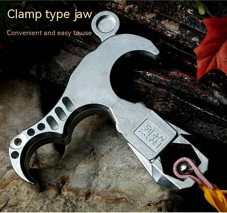 Zinc alloy archery release aid with two-axis harpoon clip for compound bow shooting