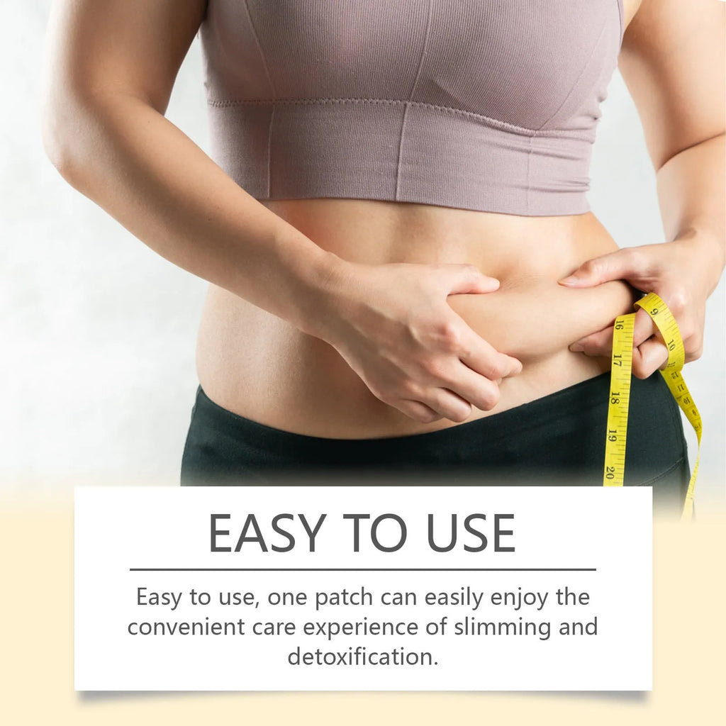 Pack of 10 herbal body shaping navel stickers with bee venom and argy wormwood for slimming