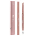 Double Fight eye shadow pen in natural three-dimensional highlight, 30ml, with silkworm applicator for festival makeup