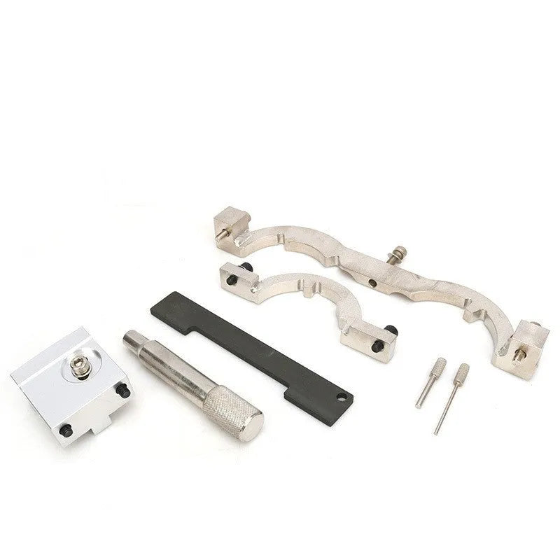 Red chrome-vanadium steel timing tool set for Opel 1.4T LUJ engine repair.