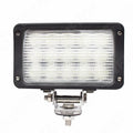 45W LED car spotlight headlight with aluminium alloy shell, PC lens, and black housing for off-road use