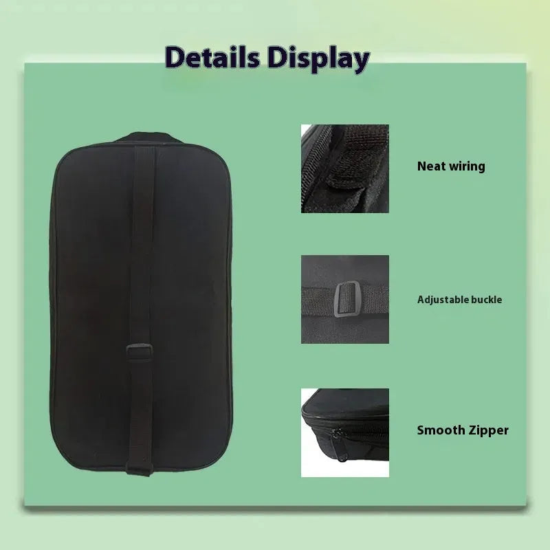 Large capacity polyester fibre portable bat bag in sporty design