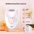 Portable USB electric hair removal device in KEDA-216 colour with charger and cleaning brush