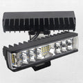Black aluminium straight-line 7-inch 60W LED work light for vehicles