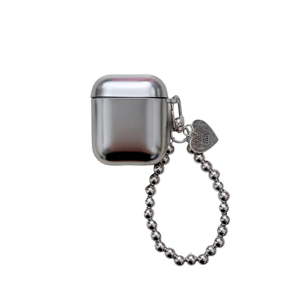 Matte plating TPU protective case for AirPods with universal fit and integrated carrying bracelet