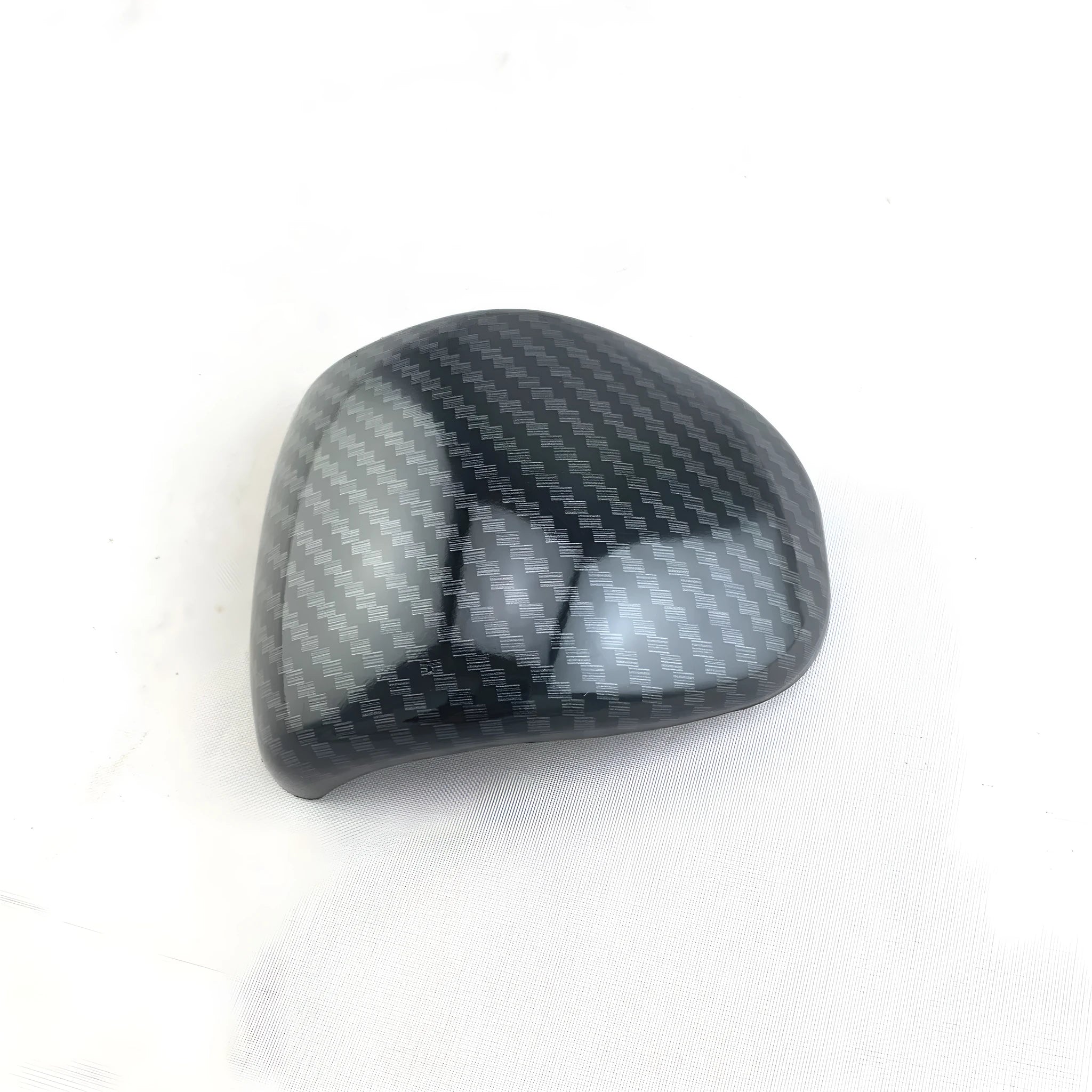 Smart RunK3 carbon fibre pattern ABS plastic gear shift knob cover for cars