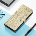 iPhone 16 TPU leather phone case with invisible bracket in pink, blue, rose gold, purple, gold, grey, green or yellow.