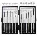 TH-6177 11-piece clock repair screwdriver set with multiple head types