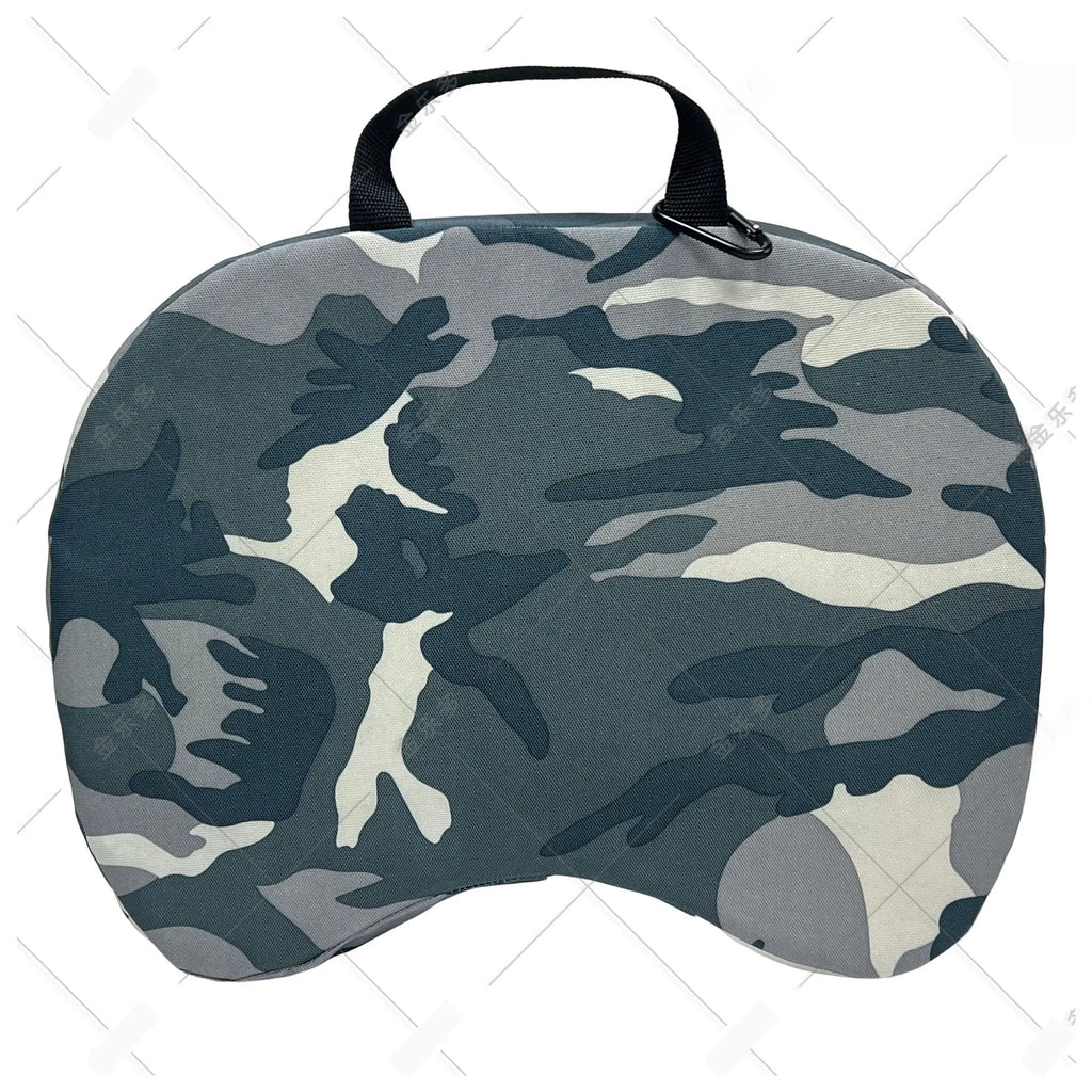 Portable camping cushion in camouflage Oxford cloth, 40 x 29 x 7cm thickened seat pad