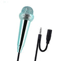 Mobile phone microphone capacitor with braided wire plastic body, 53mm by 16mm, in four colours