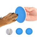 Square dog nail file scratch board with round grinder surface and ergonomic handle