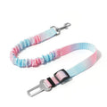 Elastic polyester pet hand holding rope for car use, 60-80cm long and 2.5cm wide, in gradient colours