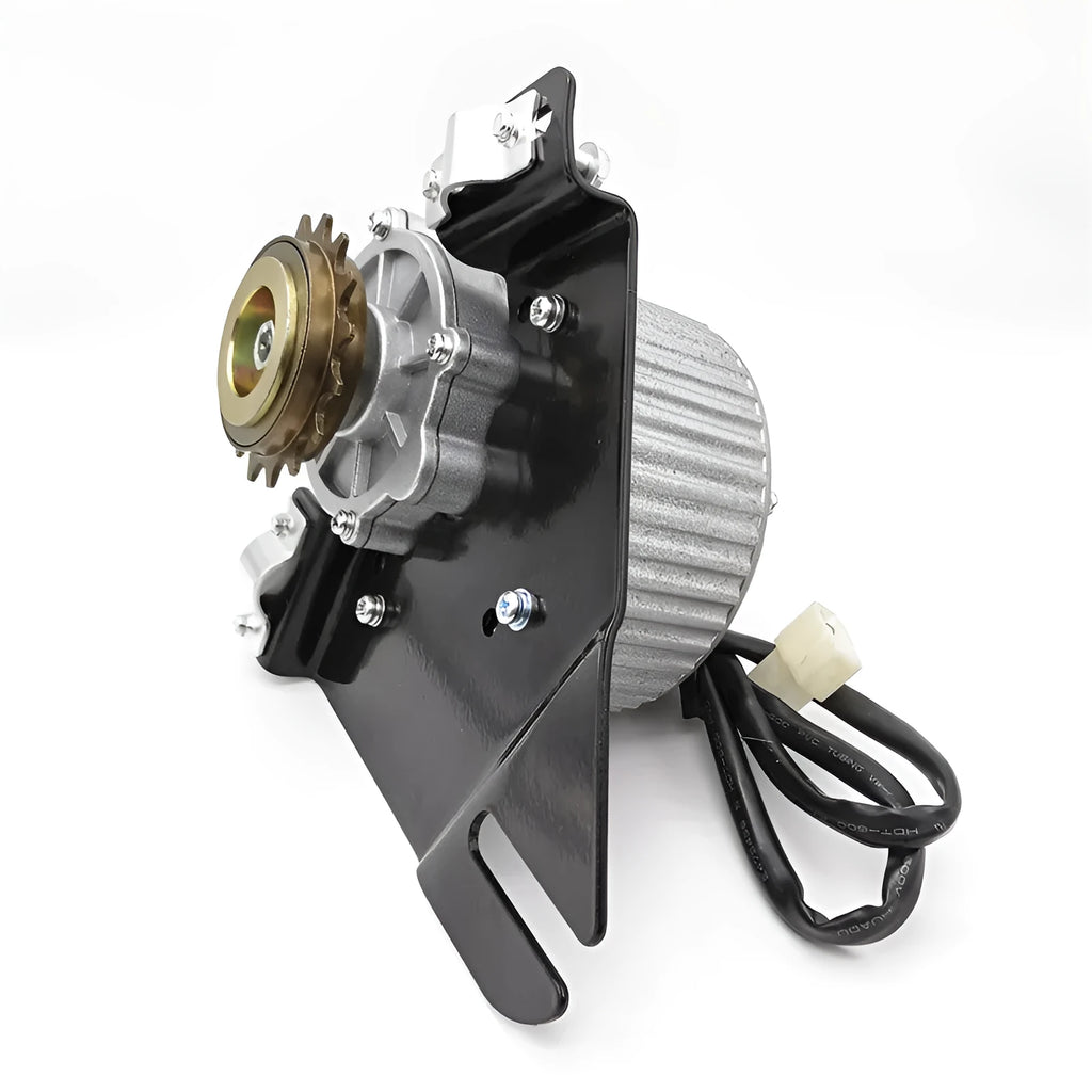 Black iron mounting plate for MY1016Z MY1018 reduction motor triangular bracket