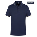 Summer thin modal Solona lapel polo shirt for men in green, slim fit short sleeve casual top