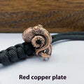 Deep sea octopus car key ring pendant parts in brass and white copper with multiple colour options